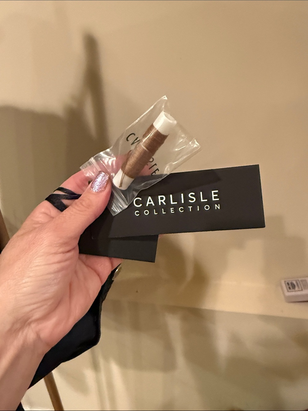 Carlisle Denim-Style Womens Jacket in Navy with Pink Floral Lining 2 0035 - Picture 2 of 3